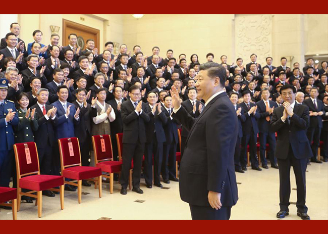 Xi Meets with Cultural-Ethical Role Models