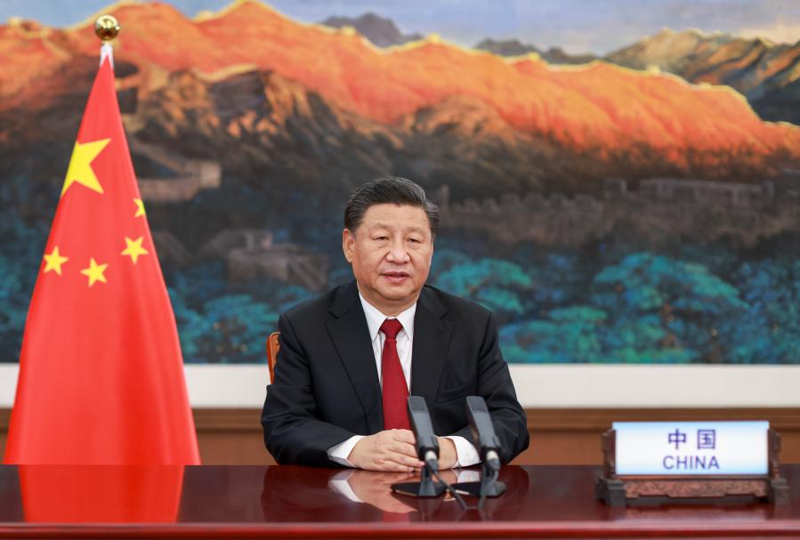Xi Addresses 3rd Paris Peace Forum